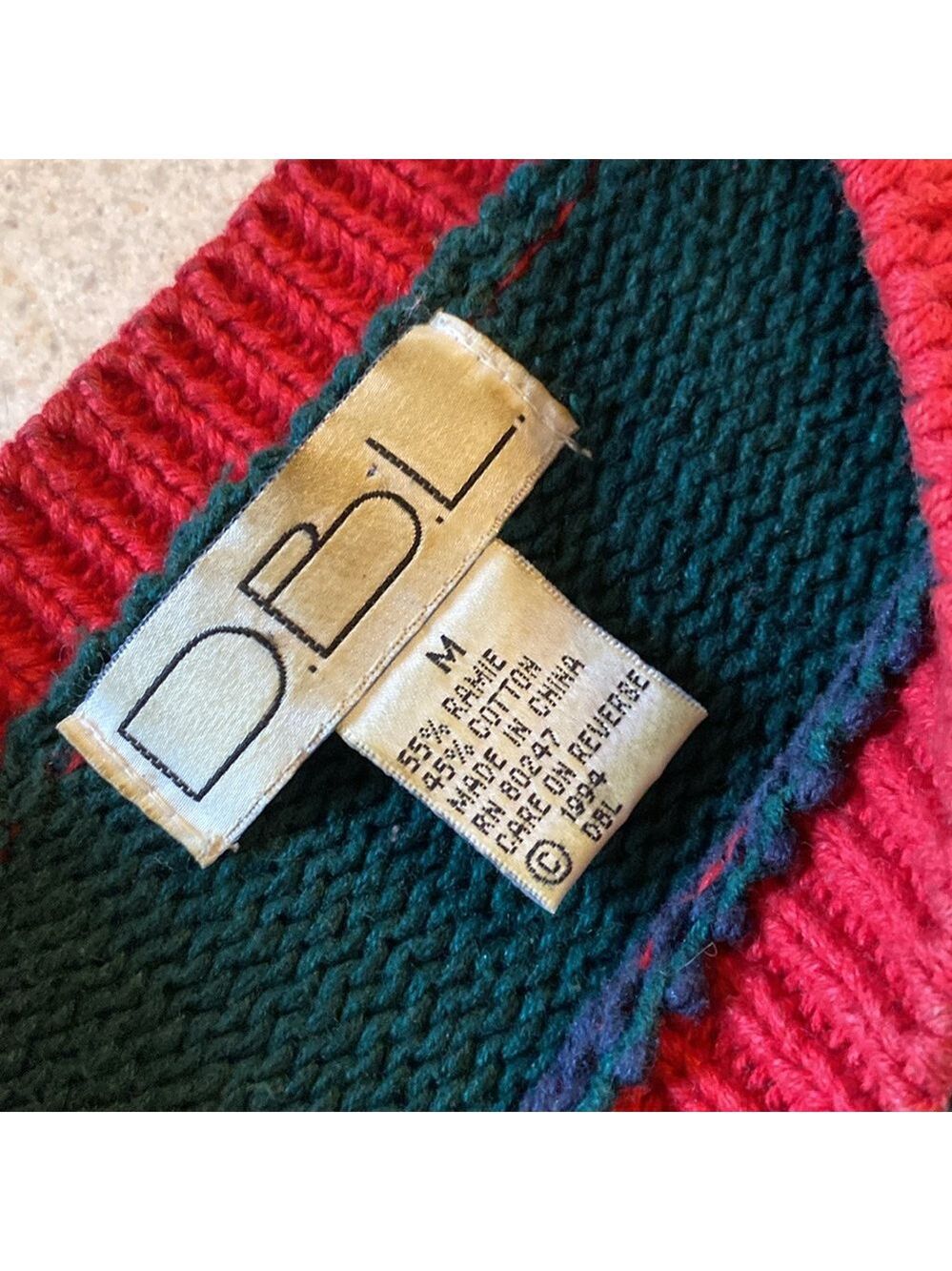 D.B.L vintage Christmas sweater sb - Picture 10 of 12